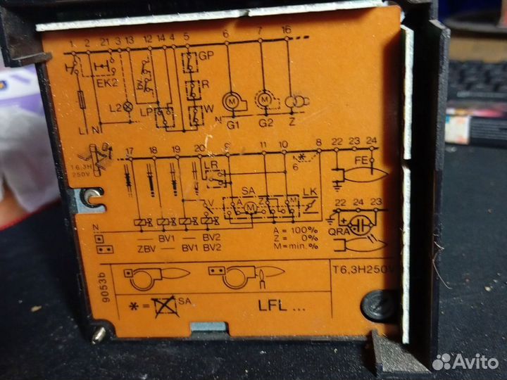 Автомат горения Siemens lfl1.322