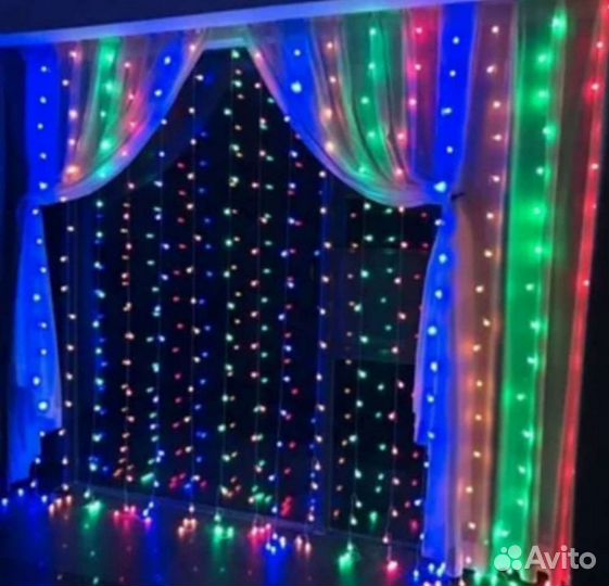 Гирлянда штора
