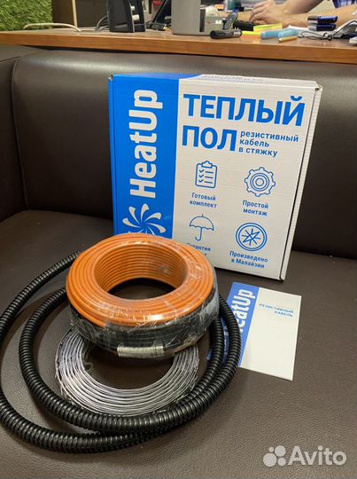 Теплый пол Кабельный электрический HeatUp
