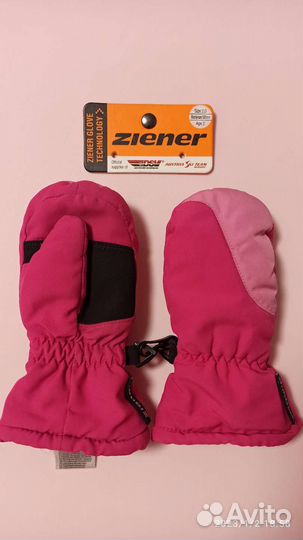 Варежки зимние Ziener р.92/98 (2-3 года)