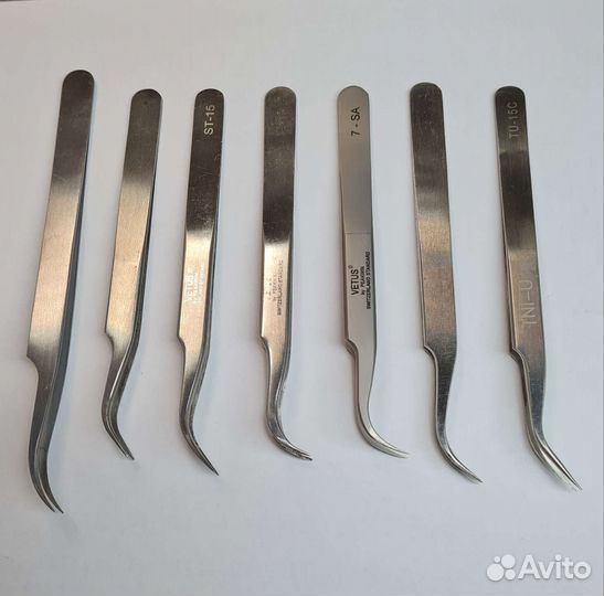 Пинцеты для наращивания ресниц