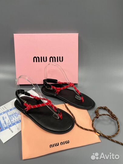 Сандали miu miu