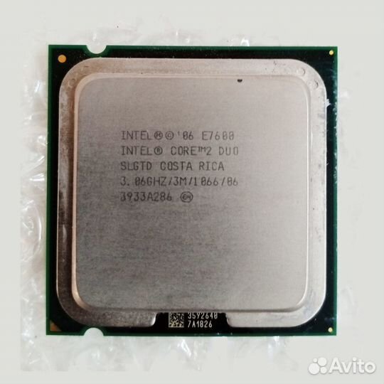 Процессор Intel Core2 Duo E7600