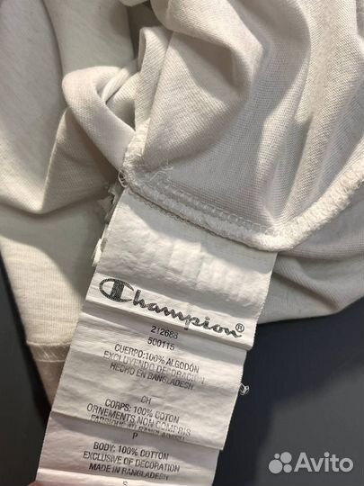 Футболка champion оригинал белая