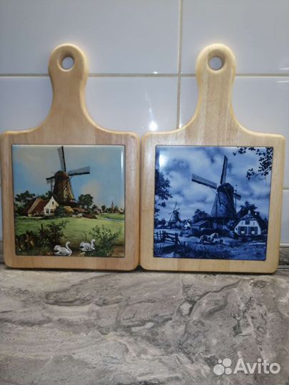 Доска кухонная сервировочная керамическая