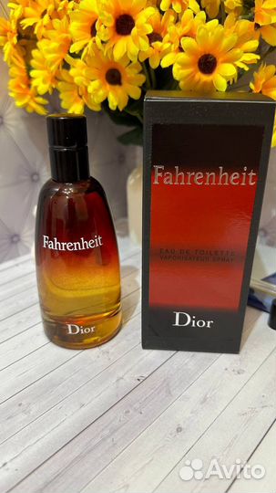 Dior fahrenheit 100ml открытые