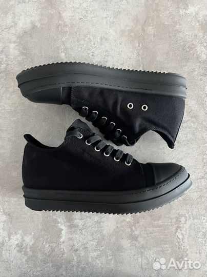 Rick Owens Ramones low black