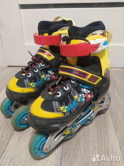 Роликовые коньки детские раздвижные