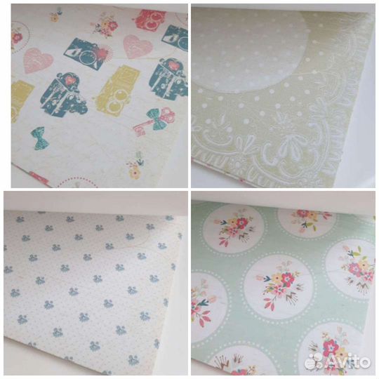 Набор бумаги д/скрапбукинга 20 на 20 см