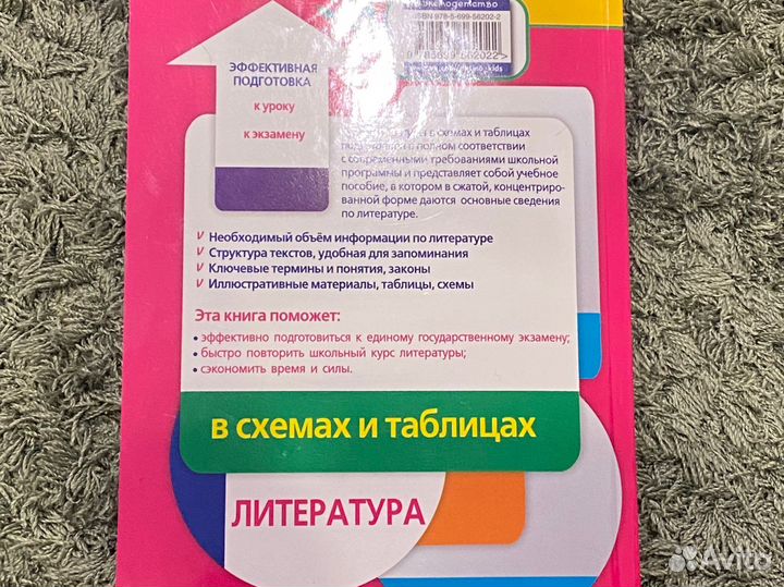 Литература в схемах и таблицах, подготовка к егэ