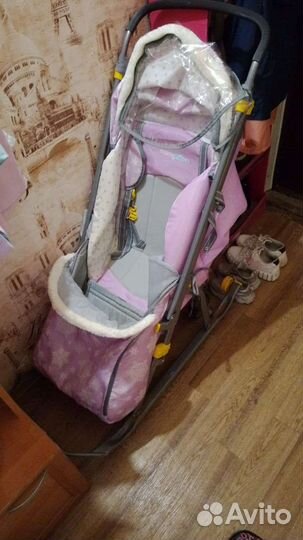 Коляска санки