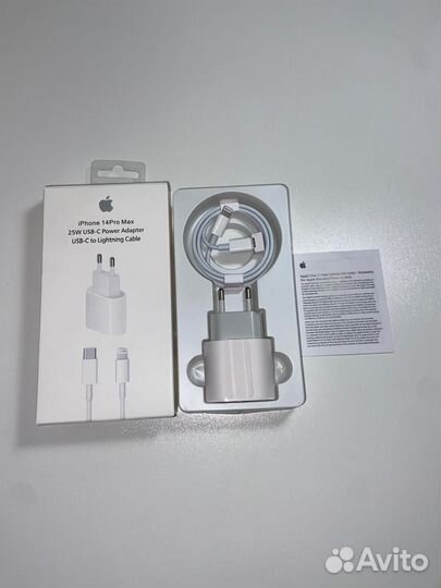 Быстрый комплект зарядки на iPhone 25w