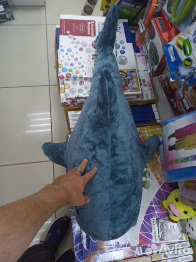 Игрушка плюшевая Акула 100см