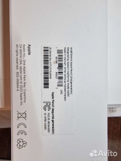 Планшет Apple iPad mini 6 64 wi-fi, Apple pencil 2