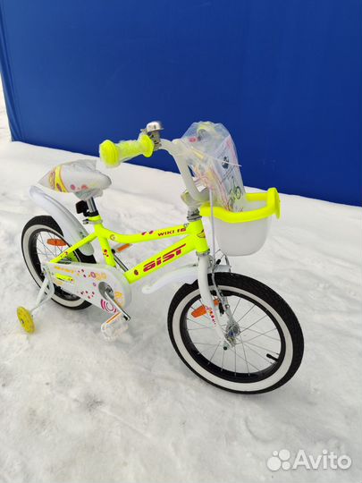 Велосипед детский 16 aist wiki желтый