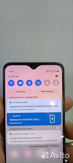 Материнская плата Samsung A50 рабочая