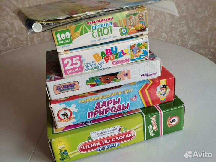 Настольные игры и пазлы