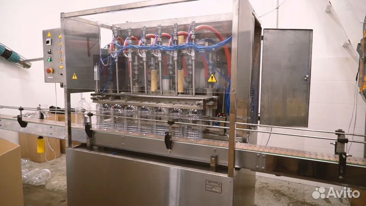 Линейный автомат розлива растительного масла 800 б