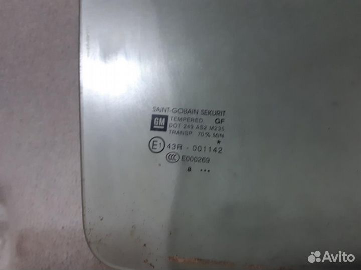 Стекло двери задней правой Opel Corsa D 2006-2015