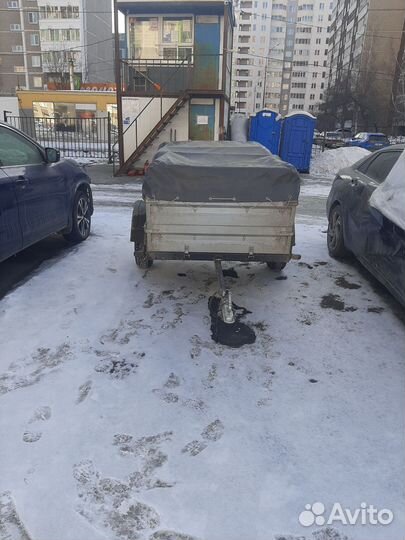 Прицеп легковой бу казалось в отличном состоянии