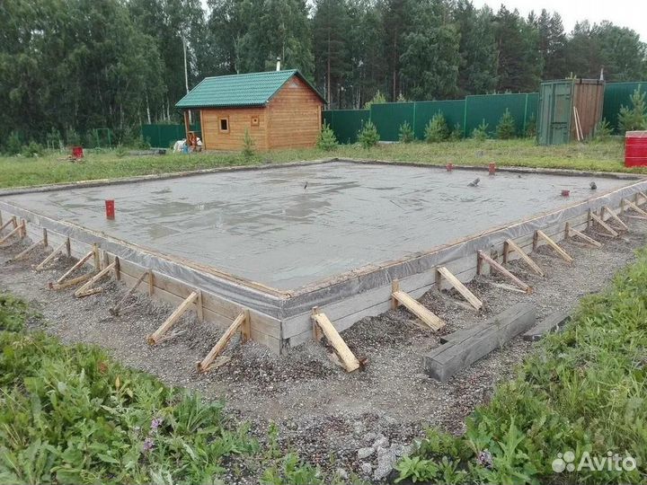 Строительство фундамента