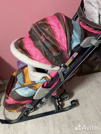 Санки коляска nika kids 7-3