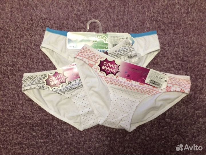 Новые трусики слипы, хлопок 140 рост