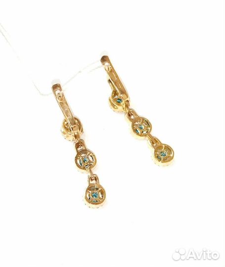 Золотые серьги