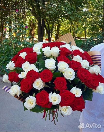 Цветы розы букет