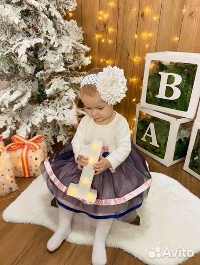 Платье для девочки 80-86