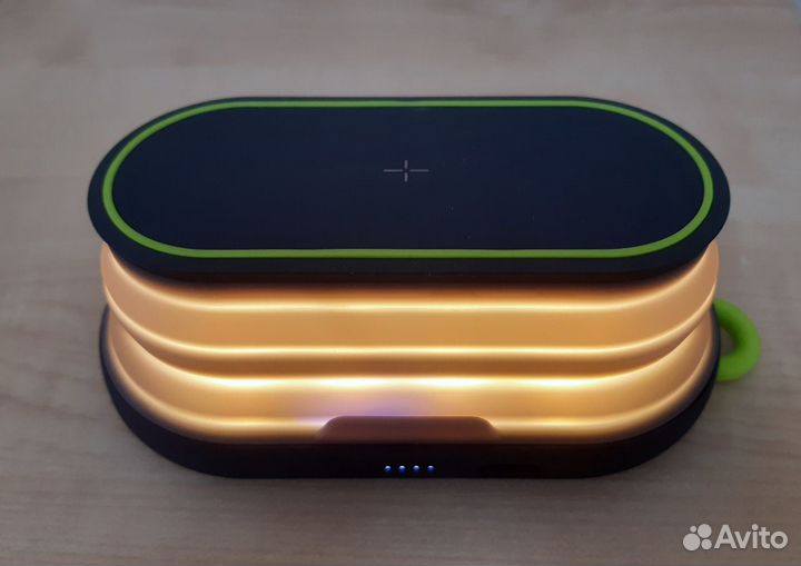 Беспроводной Powerbank-подставка с ночником