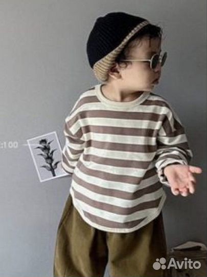 Лонгслив унисекс размер 100