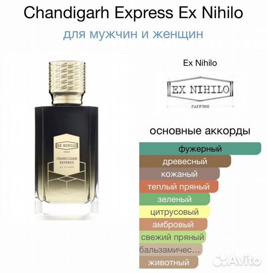 Ex Nihilo Chandigarh Express edP Миниатюра 7,5мл