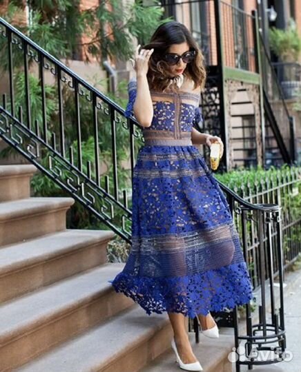 Вечернее платье self-portrait 40 рус