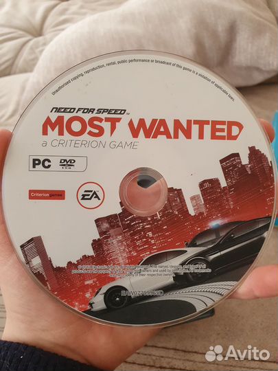 Need for Speed Most Wanted pc и dvd