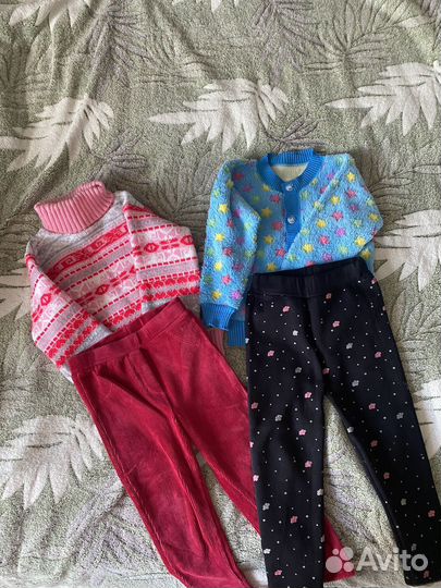 Большой пакет одежды для девочки