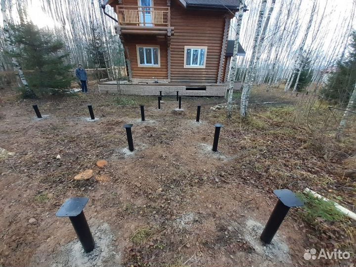 Винтовые сваи / Фундамент под ключ