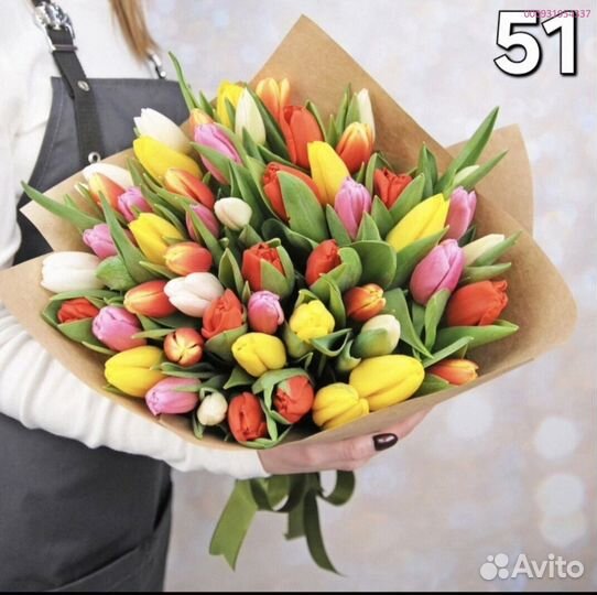 Букеты из тюльпанов (Арт.55221)