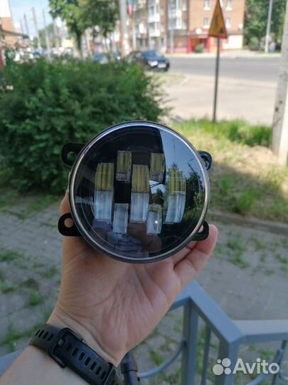 Противотуманные фары 70Вт 70w LED семь линз