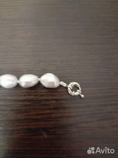 Бусы из натурального морского жемчуга