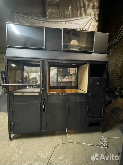 Мангал хоспер в ресторан с гидрофильтром