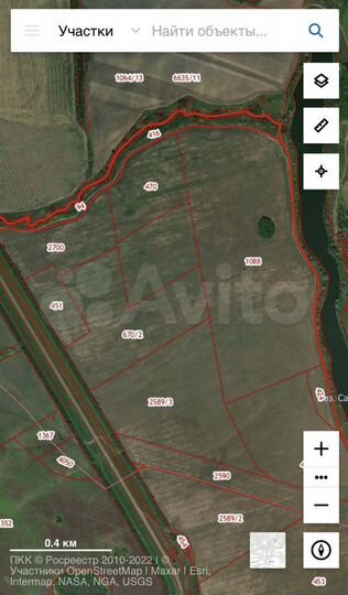 Участок 8,17 га (СНТ, ДНП)