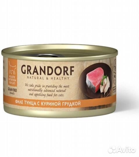 Консервы для кошек Grandorf