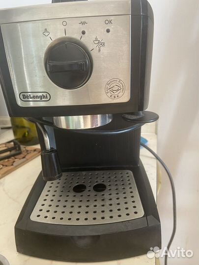 Кофеварка рожковая delonghi ec155