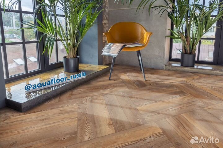 Кварц виниловый ламинат aquafloor Parquet Glue