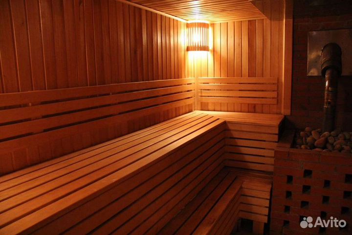 Дом с баней на дровах и Сибирским чаном