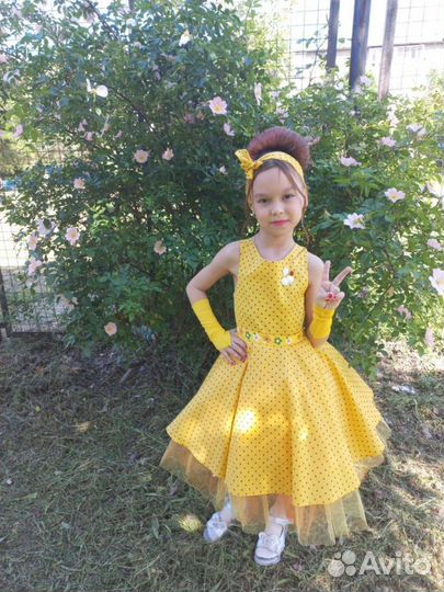 Платье для девочки стиляги