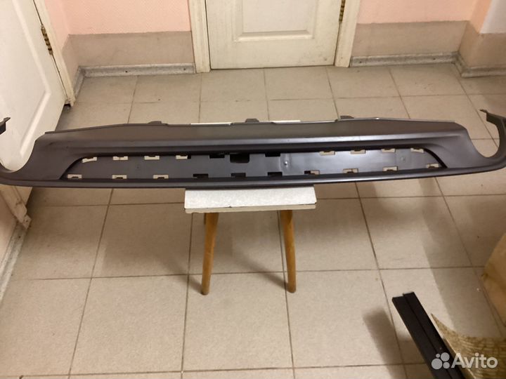 Накладка заднего бампера Ауди А6 С7 s-line