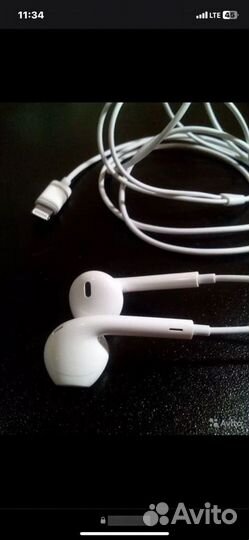 Наушники apple earpods lightning и 3,5 мм