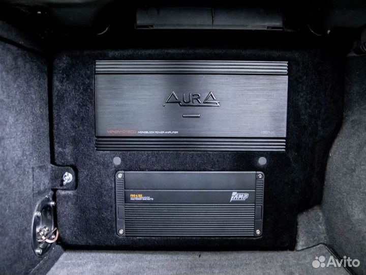 Автомобильный усилитель установка
